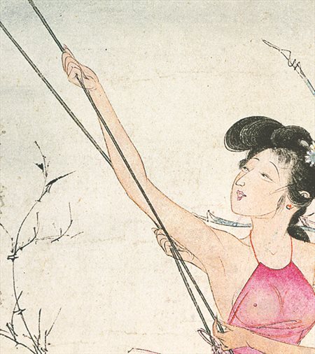永康-胡也佛的仕女画和最知名的金瓶梅秘戏图